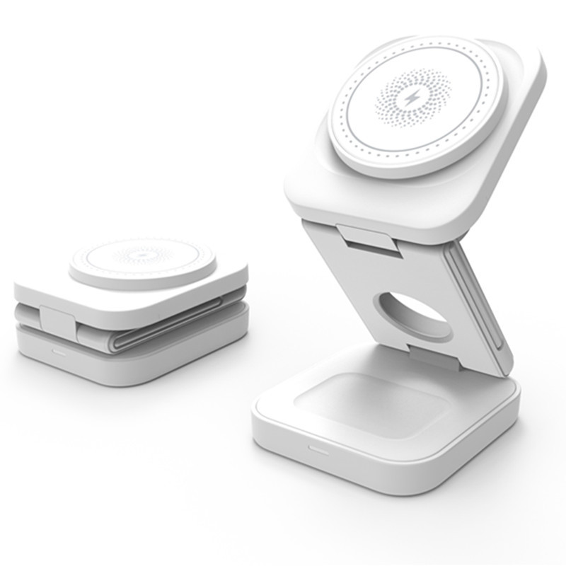 3 IN 1 Foldable Wireless Charger Fast Charging Station