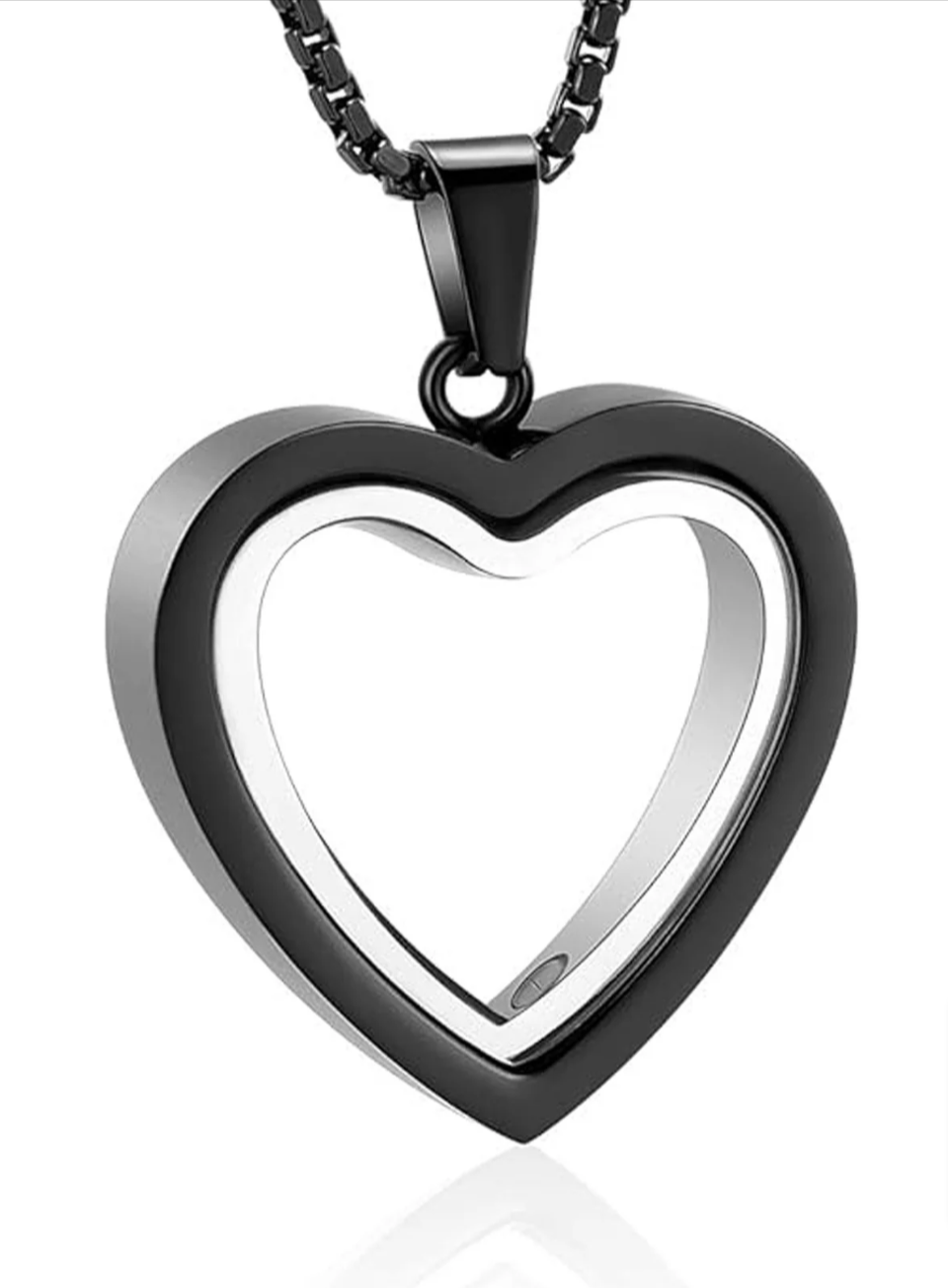 Heart-Shaped Cremation Pendant