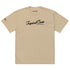 Oversized Tropical Seas Printed Faded T-shirt
