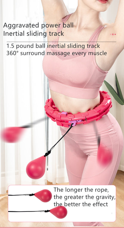 Adjustable Smart Hula Hoop  Weighted Fitness Ring