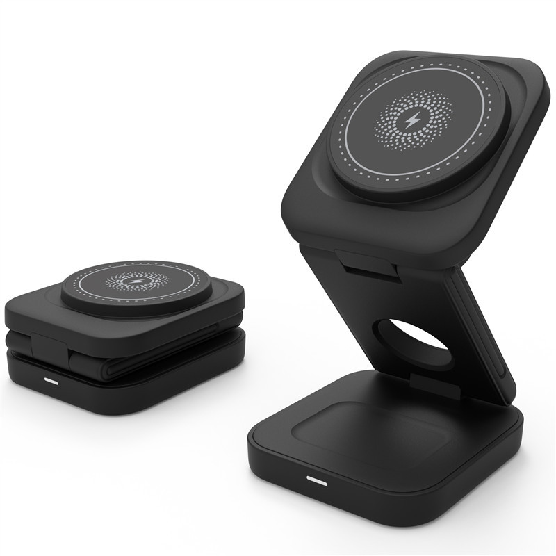 3 IN 1 Foldable Wireless Charger Fast Charging Station