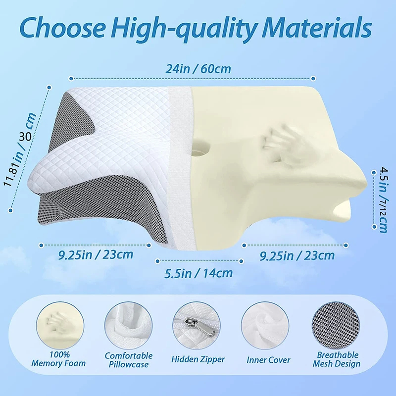 Neck Pillow Memory Foam Travel Pillow
