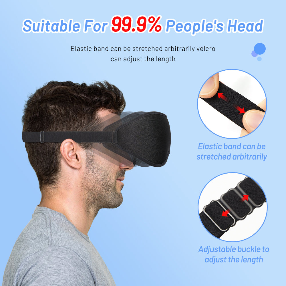3D Natural Memory Foam Sleep Mask