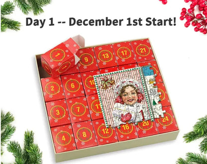 Merry Jigsaw Advent Calendar Puzzle for Christmas