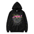 Spider Letter Prints Hoodies