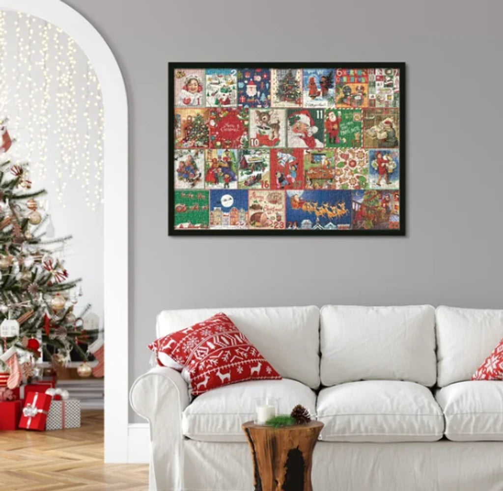 Merry Jigsaw Advent Calendar Puzzle for Christmas