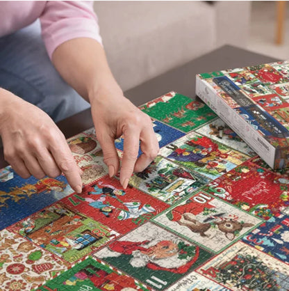 Merry Jigsaw Advent Calendar Puzzle for Christmas