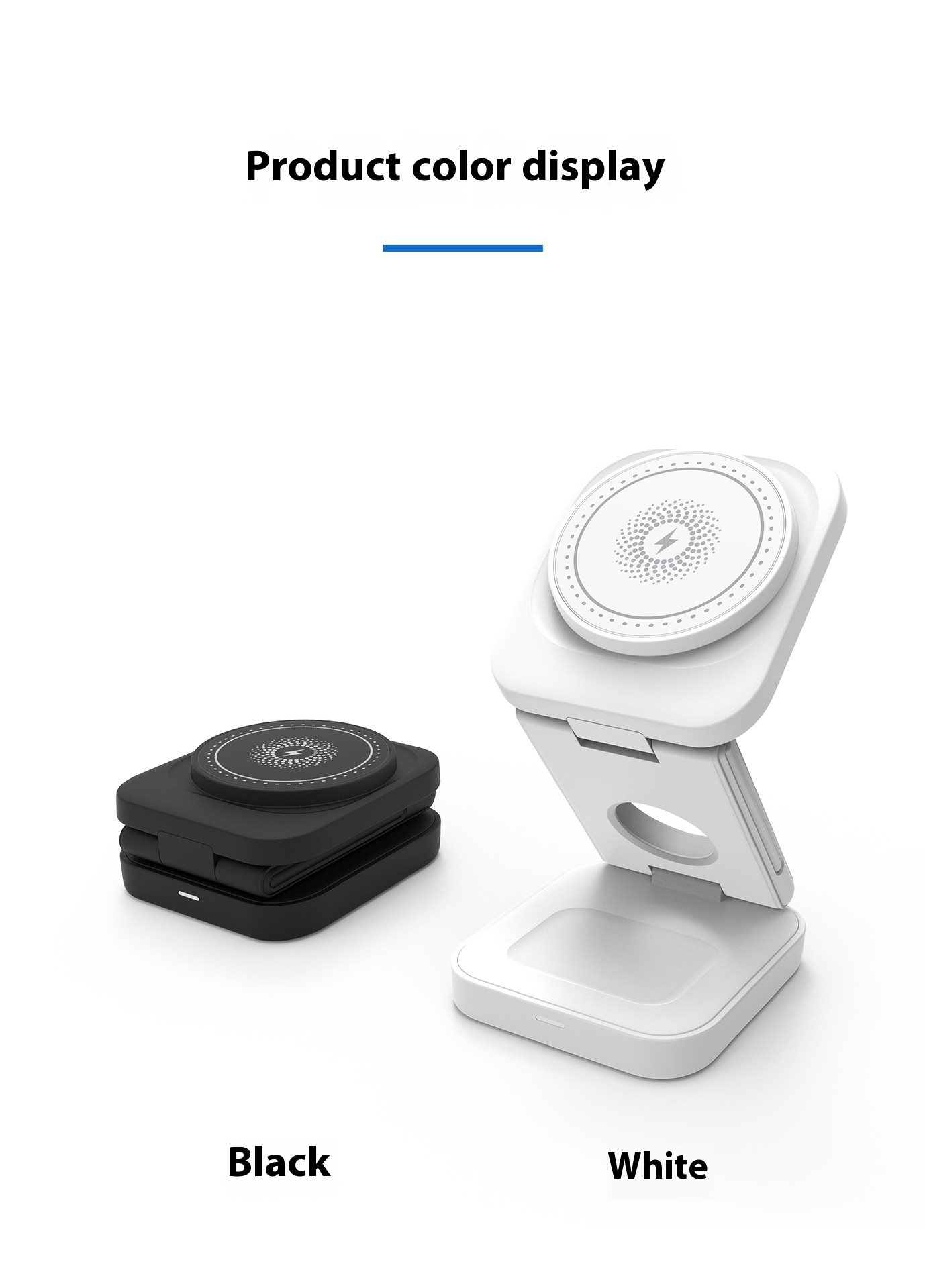3 IN 1 Foldable Wireless Charger Fast Charging Station