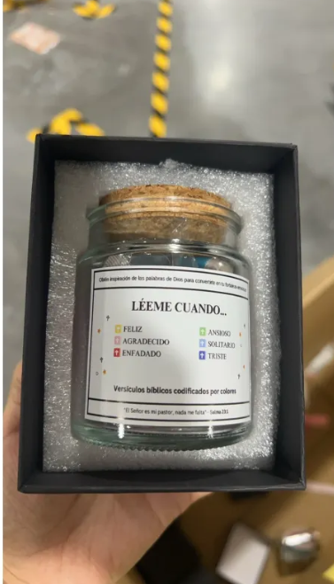Faith &amp; Joy Verse Jar
