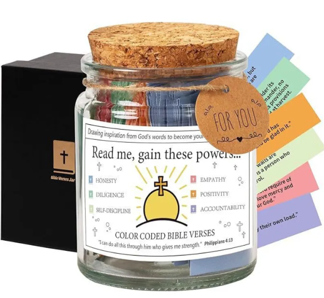 Faith &amp; Joy Verse Jar