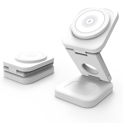 3 IN 1 Foldable Wireless Charger Fast Charging Station